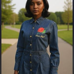 Designer Denim Dress - HP Higher Up